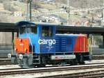 SBB Cargo,Rangierlok TM 2/2 Nr.232 225-3 am 18.03.10 in Landquart