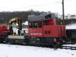 SBB - Tm 234 222-8 abgestellt im SBB Güterbahnhof Biel am 01.02.2015