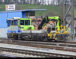 BLS - Tm 235 205 abgestellt in Spiez am 09.03.2024 