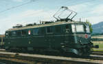 SBB: Ae 6/6 SOLOTHURN als Lokzug in Luterbach-Attisholz im August 1998.