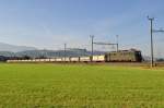 Ae 6/6 11518 mit Kieszug bei Oberrti am 07.07.2010