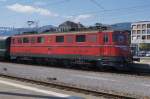 Ae 6/6 11425 steht am 2.7.11 im Bahnhof Solothurn.