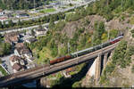 SBBH Ce 6/8 II 14253 / Erstfeld - Göschenen / Chärstelenbachbrücke Amsteg, 18.