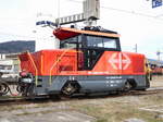 SBB - Rangierlok 922 001-3 im Güterbahnhof Biel am 11.03.2017