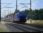 Siemens -  193 490 mit Güterzug unterwegs bei Lyssach am 07.07.2018