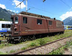 BLS - Das Ende der Loks 425 177 abgestellt im Bahnhofsareal von Interlaken Ost am 25.07.2020
