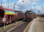 BLS: Zusammentreffen von drei Re 425 in Basel Badischen Bahnhof am 23.