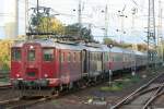 Die 10019 zieht in DT einen Sonderzug durch Duisburg HBF am 24.10.2010