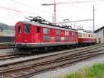 ex SBB - Re 4/4 I  10009 und Re 4/4  10034 in Sisach am 06.04.2014