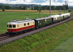 SBB/TEE CLASICS/TR Trans Rail-Rail Event AG: Sonderzug mit der TEE Re 4/4 I 10034 (ehemals SBB) + 1 AB + 2 PCE bei Bettenhausen am 18.
