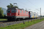 NPZ Bt Überfuhr  SBB Personenverkehr  Re 420 148-9 mit Bt 50 85 29-35 953-3 zwischen Grenchen-Süd und Bettlach am 9.