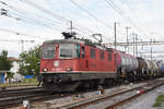Re 420 326-1 durchfährt den Bahnhof Pratteln. Die Aufnahme stammt vom 05.09.2019.