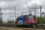 Re 420 178-6 durchfährt solo den badischen Bahnhof. Die Aufnahme stammt vom 29.04.2020.