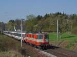 Re 4/4  11109  Swiss-Express  mit IC 282 Zrich HB - Stuttgart Hbf kurz vor Singen(Htw).
