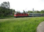 IC 281 vonStuttgart Hbf nach Zrich ber Winterthur kurz nach Thayngen.