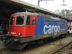 Cargo Re 420 186 in Locarno, 22.02.2011.