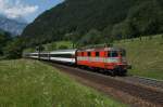 Ich hatte damit gerechnet, dass die Re 4/4 II 11109 nochmals am Gotthard auftauchen wrde, aber mit den Swiss-Express Lokomotiven ist es immer so eine Sache.