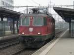 e 4/4  11254 als Lokzug bei der durchfahrt im Bahnhof Prattelen am 02.05.2013