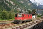 Sehr fotogen prsentiert sich die SBB Lok 11321 bei meiner Vorbeifahrt mit 
dem Regelzug in Foida am 19.5.2009.