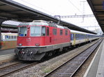 SBB - Re 4/4 11140 mit Ersatzzug von Genf nach Brig am 01.05.2016