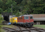 SBB: Testfahrten auf der ehemaligen SMB-Strecke Langendorf-Gänsbrunnen mit dem neuen Xem 99 85 9181 011-9 CH-SBB I und der Re 4/4 II 11144 vom 19.