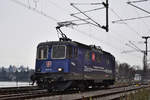 Abschied von der Schweizer Baureihe Re 421 in Lindau (hier: Re 421 371 am Bodenseedamm) am für Ausländer letztmöglichen Tag = 08.12.2020.