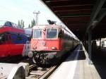 BR 421 der SBB Cargo am 21.08.10 in Lindau Hbf.