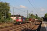 421 387-2 mit einem Containerzug in Hilden am 04.06.13