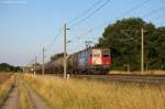 421 372-4 SBB Cargo mit einem Kesselzug  Dieselkraftstoff oder Gasöl oder Heizöl (leicht)  bei Rathenow und fuhr in Richtung Stendal weiter.