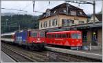 EC 194 mit 421 394-8 und BDhe 1/2 1 in Rheineck. Die Loknummer ist wegen der hohen Geschwindigkeit und dem trüben Wetter leider etwas unscharf. (10.07.2014)