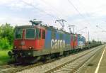 SBB 421 377 mit Gterzug Richtung Basel am 16.05.2006 in Buggingen