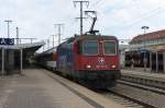 Viel Verkehr und wenig Bahnsteiggleise- Am 14.05.2015 warteten wir in Singen (Hohentwiel) auf unseren  Thurbo  nach Schaffhausen/Neuhausen am Rheinfall.