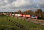 421 396 mit DGS 68910 (HSL, Hamburg-Waltershof–Werdau) am 13.11.2013 zwischen Radbruch und Bardowick