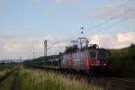 421 391-4+421 376-2 der SBB Cargo bei Nörten-Hardenberg am 02.07.2014