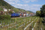 JAHRESRÜCKBLICK 2018
von Walter Ruetsch
Serie Nr. 7
Testzug von Widmer Rail Services AG mit den Ae 1042 007 und der Re 430 112 bei Ligerz am Bielersee unterwegs am 28. September 2018.  
