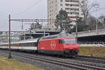 Re 460 008-6 fährt Richtung Basel SBB. Die Aufnahme stammt vom 19.12.2017.