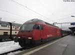 Re 460 044-1 ''Zugerland'' am 15.12.2012 in Brig als IR 1420 nach Genf-Flughafen.