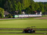 SBB - RE Bern - Biel mit der 460 080-5 unterwegs bei Busswil am 04.05.2017