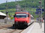 SBB - 460 091-2 mit IR bei der durchfahrt in Sissach am 05.05.2014