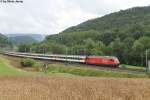 Re 460 026-8 ''Fricktal'' am 3.8.2014 zwischen Tecknau und Gelterkinden als IR 1828 nach Basel SBB