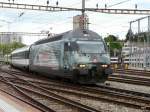 SBB - 460 075-5 bei der einfahrt im Bahnhof Bern 23.06.2012