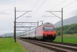 Re460 101 mit IR2123 am 10.05.2013 bei Oensingen