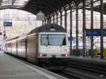 SBB - Nachschuss der 460 052-4 mit IR beim verlassen des Bahnhofs Olten am 10.02.2016