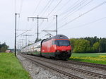 SBB - 460 42-5 mit IC unterwegs bei Lyssach am 30.04.2016