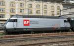 Diese Re 460 100-1 der SBB ist am 2.