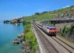 Re 460 031 mit einem IR nach Brig am 20.06.2014 bei St.