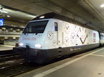 SBB - Werbelok 460 044-1 im Bahnhof Bern am 23.07.2016