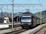 bls - 465 010-7 vor Schnellzug nach Luzern in Langnau am 01.09.2009