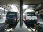 BLS /SBB - 465 003-2 und 460 001-1 im Bahnhof Luzern am 31.03.2012