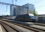 BLS / railCare - Zufallsfoto von der 465 018-0 im Bahnhof Genf am 06.05.2015